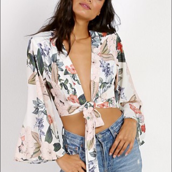 Show Me Your MuMu Tops - Show Me Your Mumu Tops Mumu Jordyn Tie Top. XS